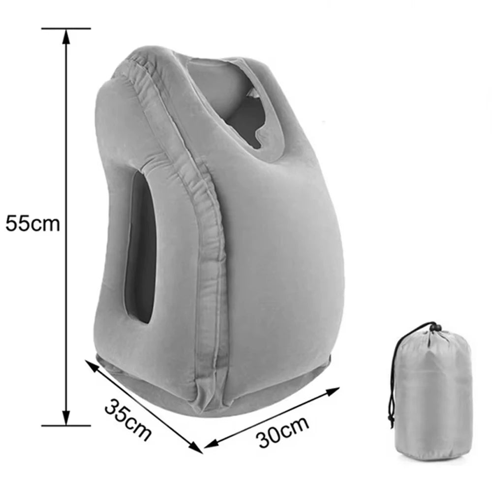 Inflatable Travel Pillow & Office Nap Pillow