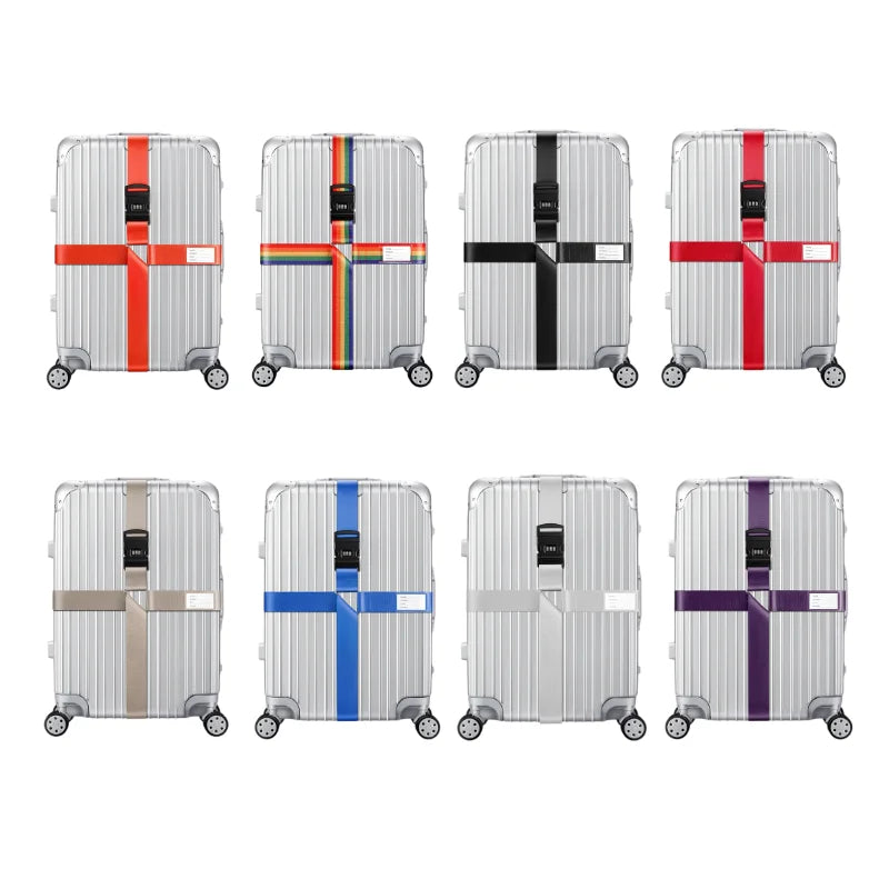 Anti-Theft Luggage Buckle Cross Strap