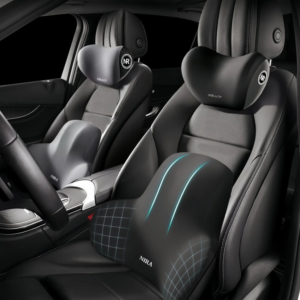 Car Memory Foam Lumbar Support Cushion