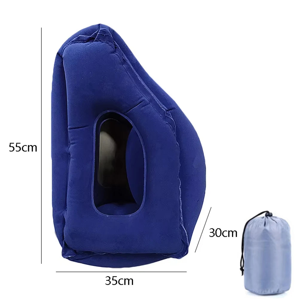 Inflatable Travel Pillow & Office Nap Pillow