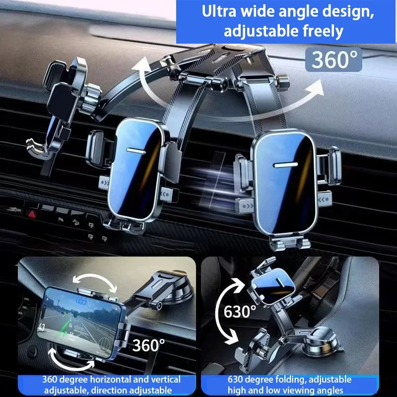 360 °   Rotating Air Vent Car Phone Mount – Universal Smartphone Holder