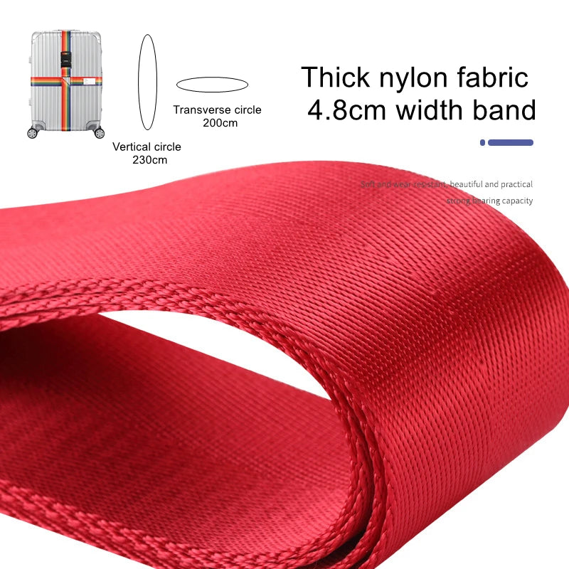 Anti-Theft Luggage Buckle Cross Strap