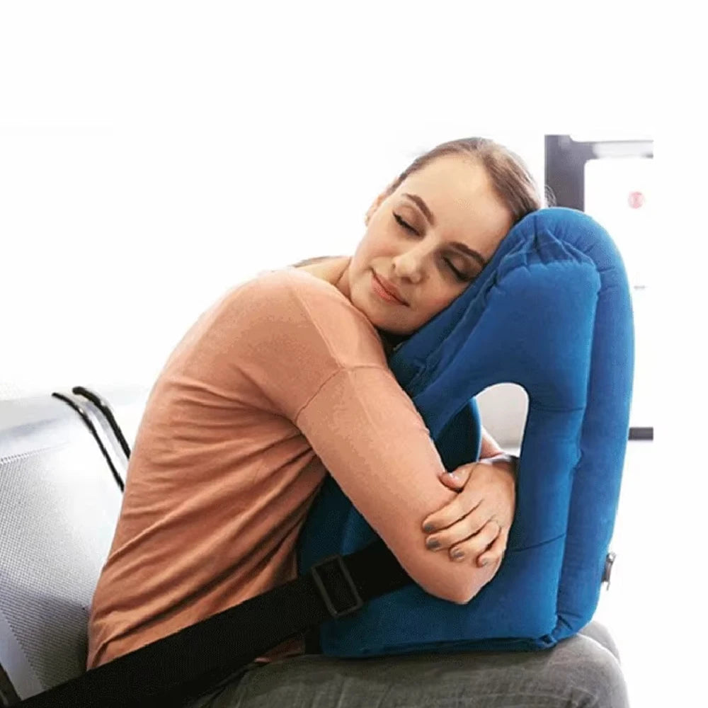 Inflatable Travel Pillow & Office Nap Pillow