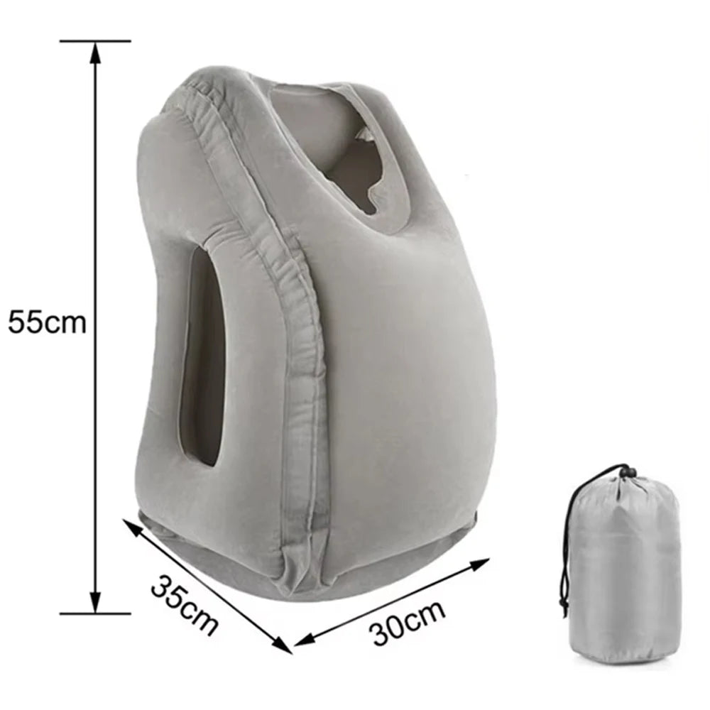Inflatable Travel Pillow & Office Nap Pillow