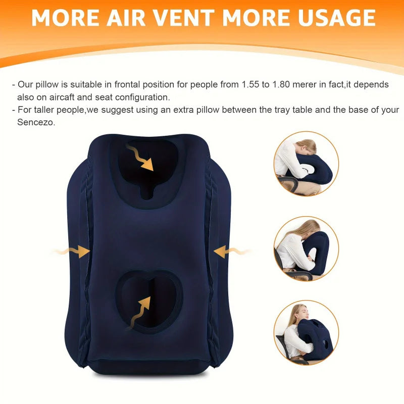 Inflatable Travel Pillow Airplane Neck Pillow