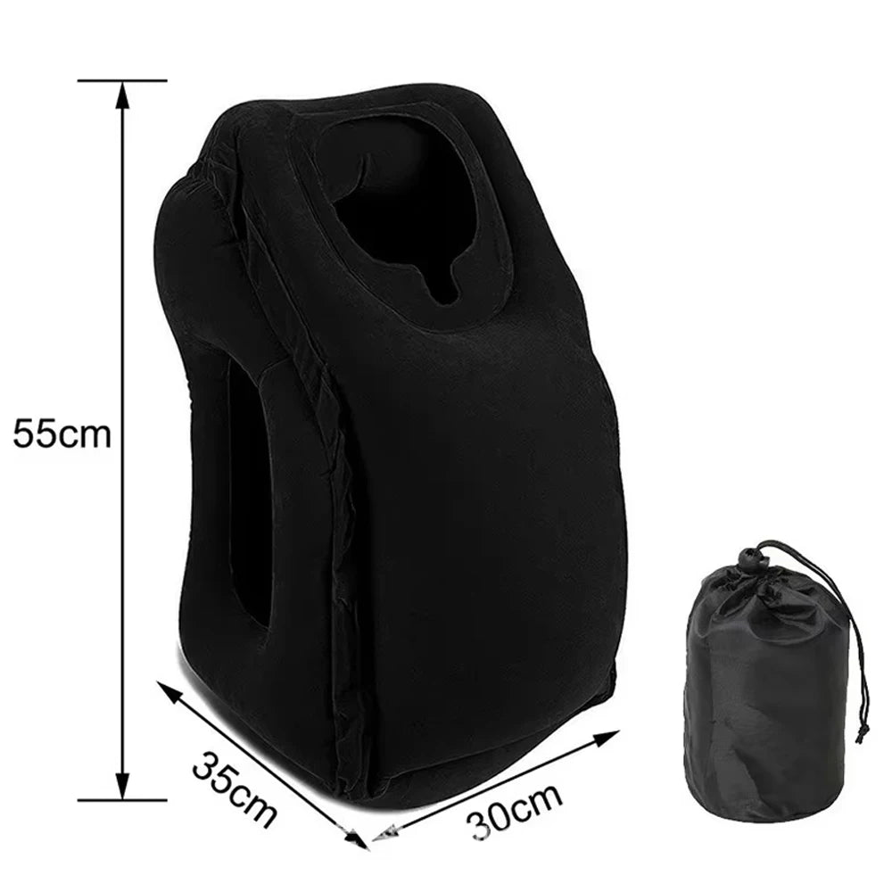 Inflatable Travel Pillow & Office Nap Pillow