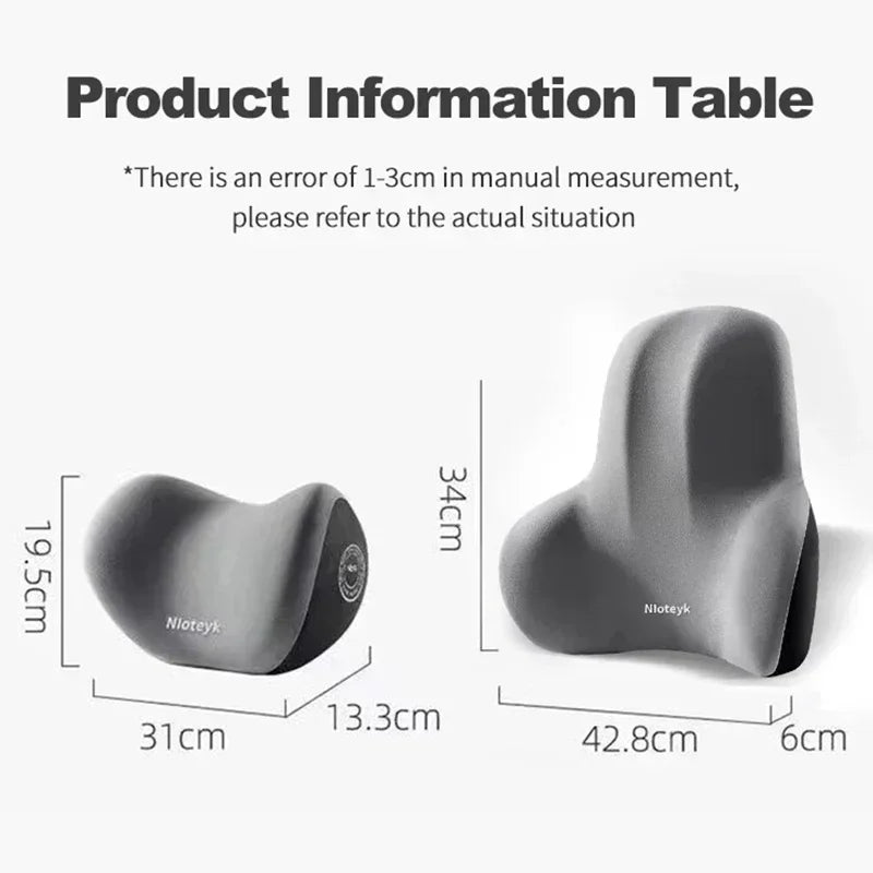 Car Memory Foam Lumbar Support Cushion